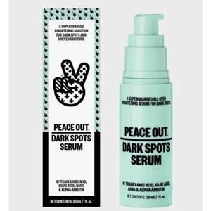 NIB PEACE OUT Dark Spots Serum Brightening Full Size 1 fl oz NEW Sealed In Box